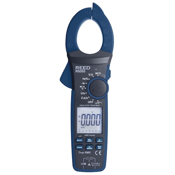 Reed Instruments 1000A True RMS Digital Clamp Meter R5055 - main